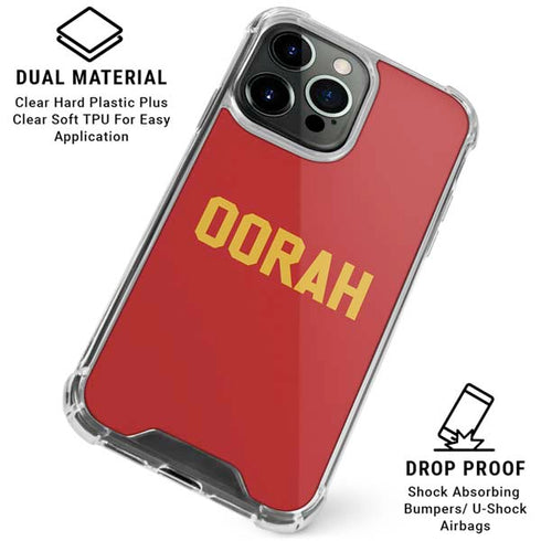 Oorah Military iPhone 16 Pro Clear Case